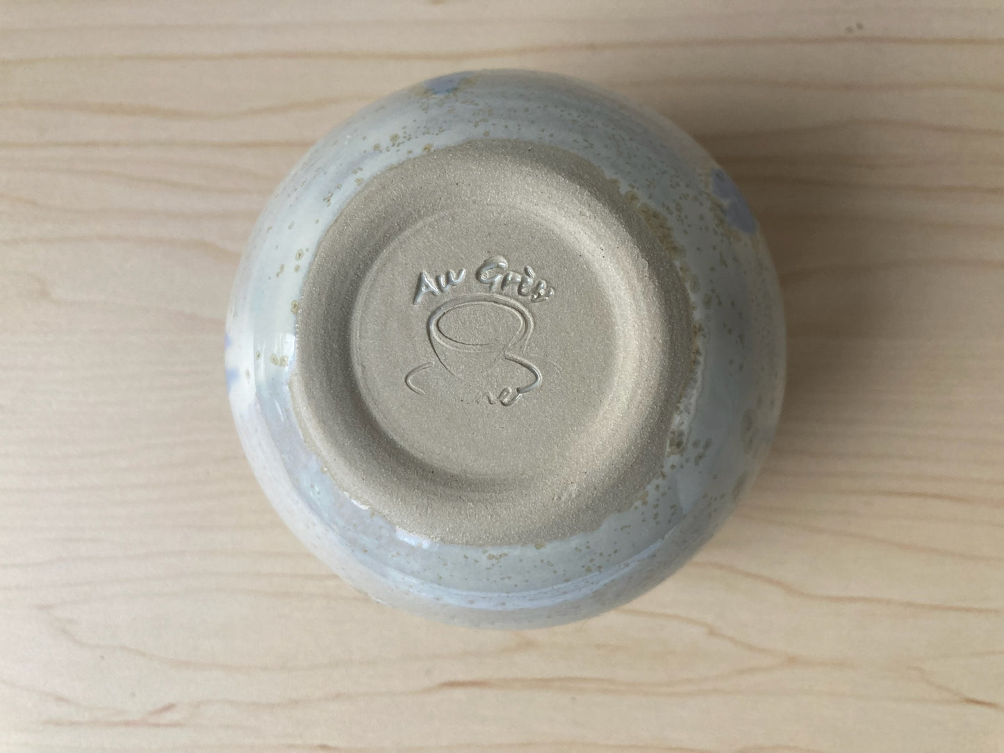 Tasse sans anse rayée Banquise