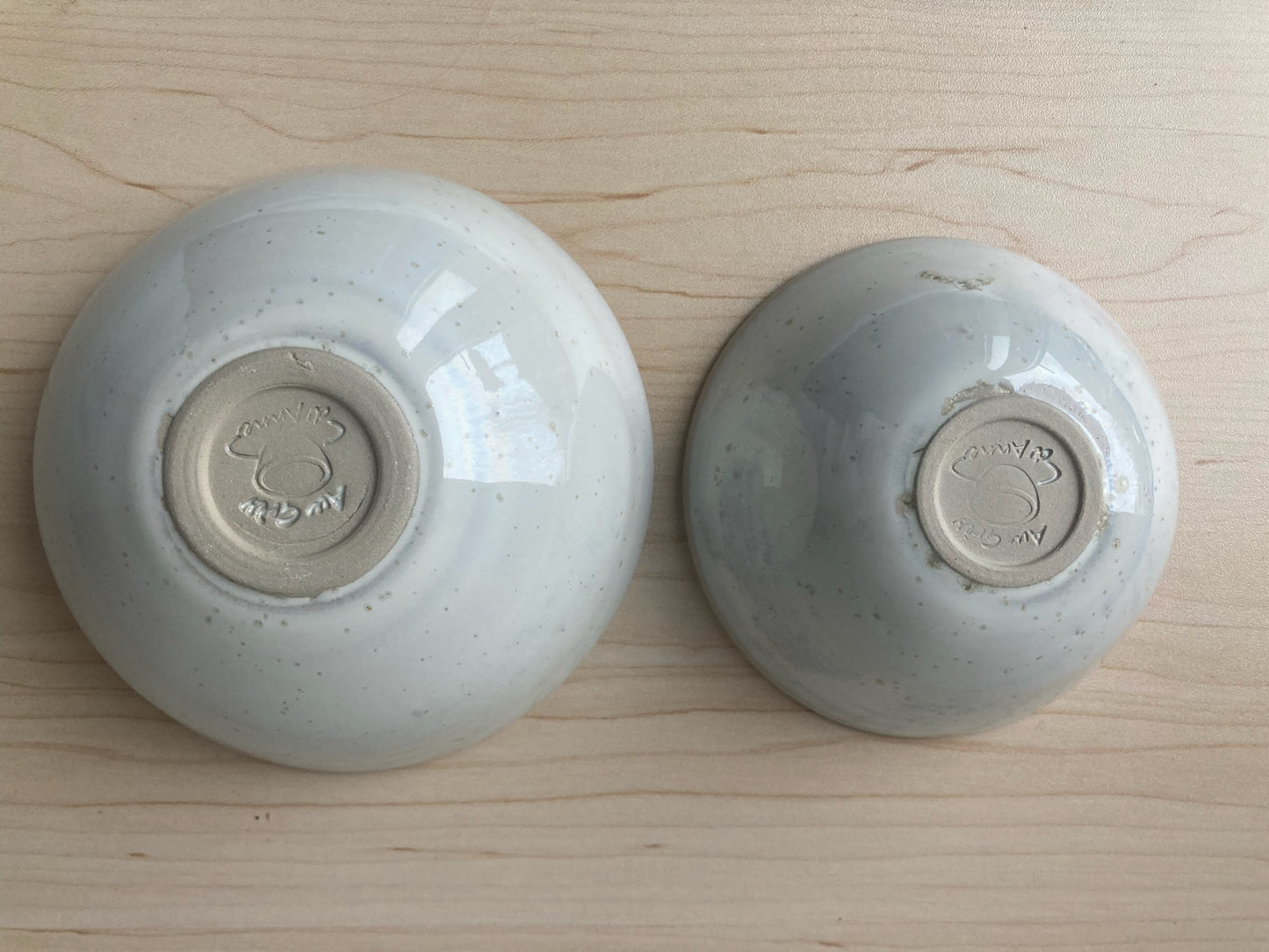 Lot de deux coupelles