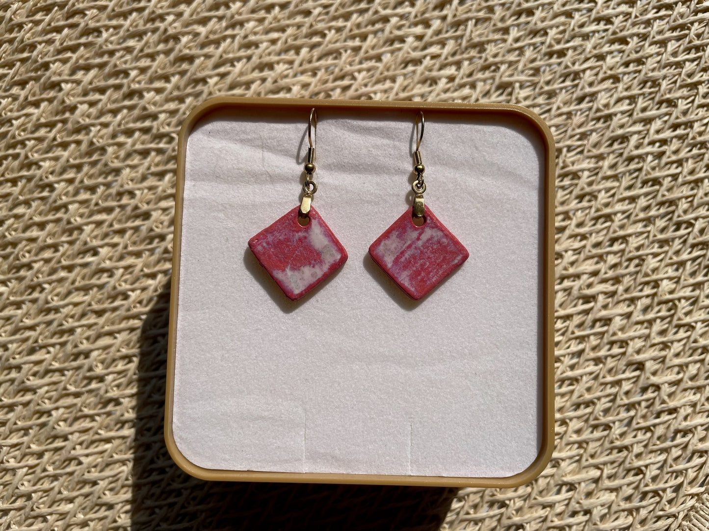 Boucles d'oreilles Losange