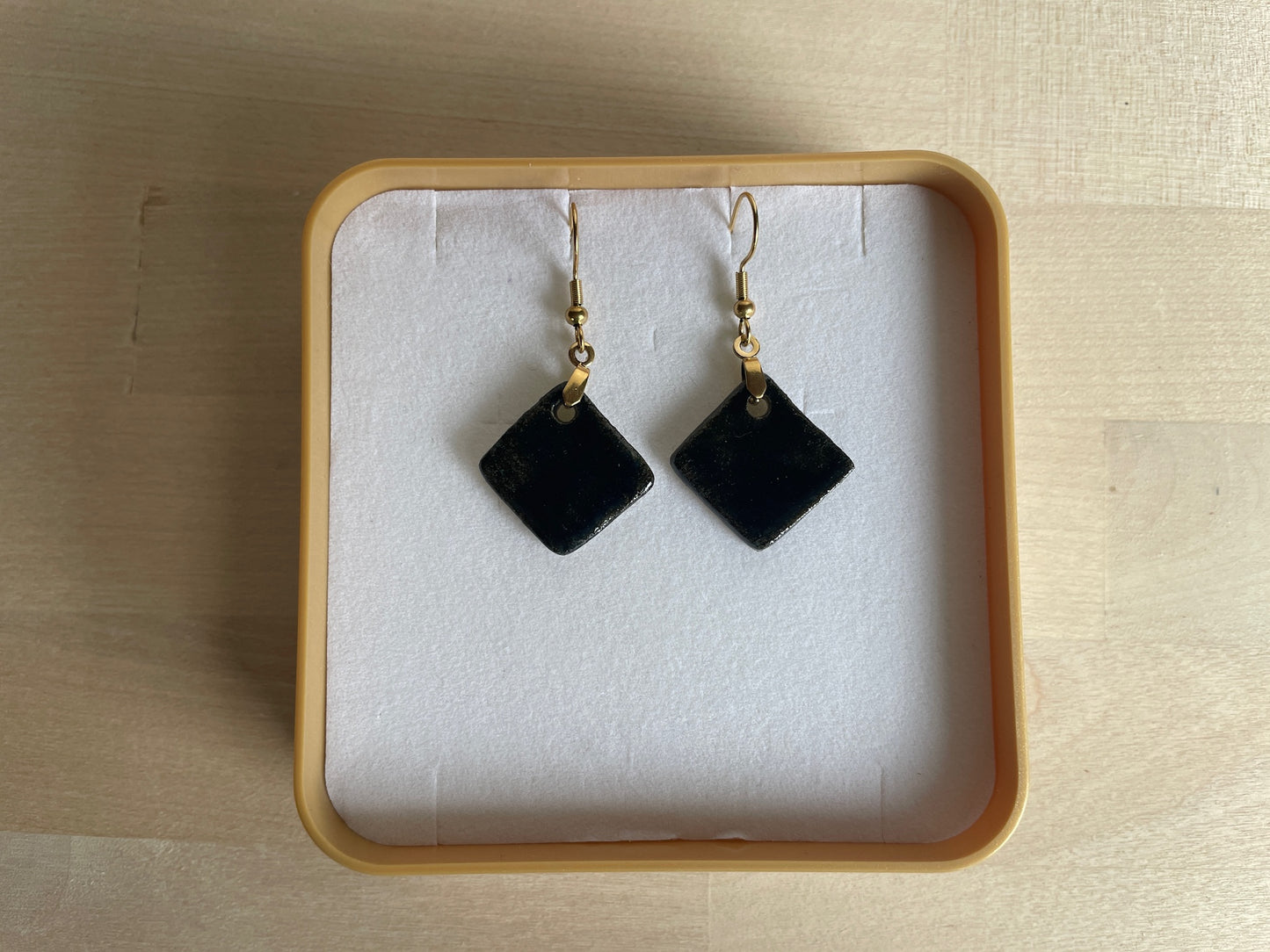 Boucles d'oreilles Losange