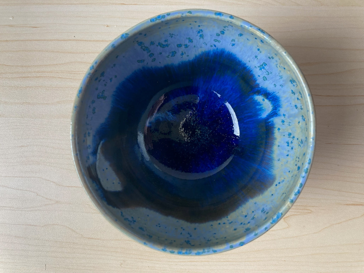 Bol vert marron et bleu