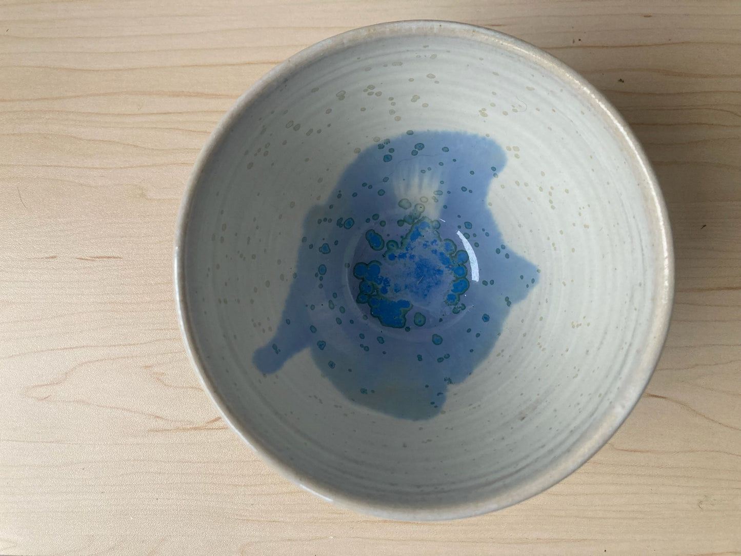 Bol haut bleu et blanc