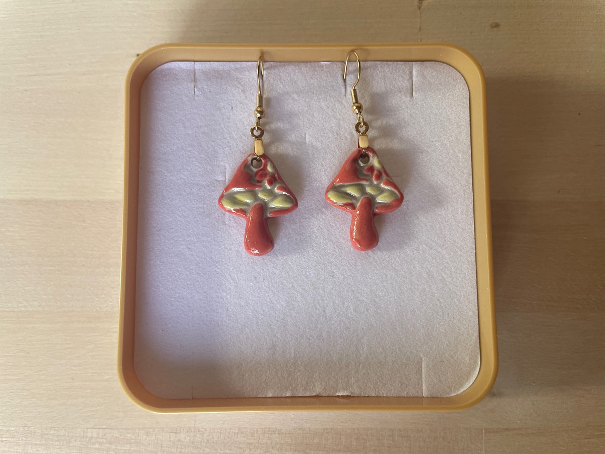 Boucles d'oreilles Champignon