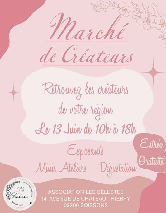 Le samedi 13 juin 2026 à Soissons à la boutique Les Célèstes
