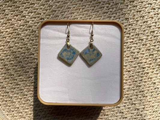 Boucles d'oreilles Losange