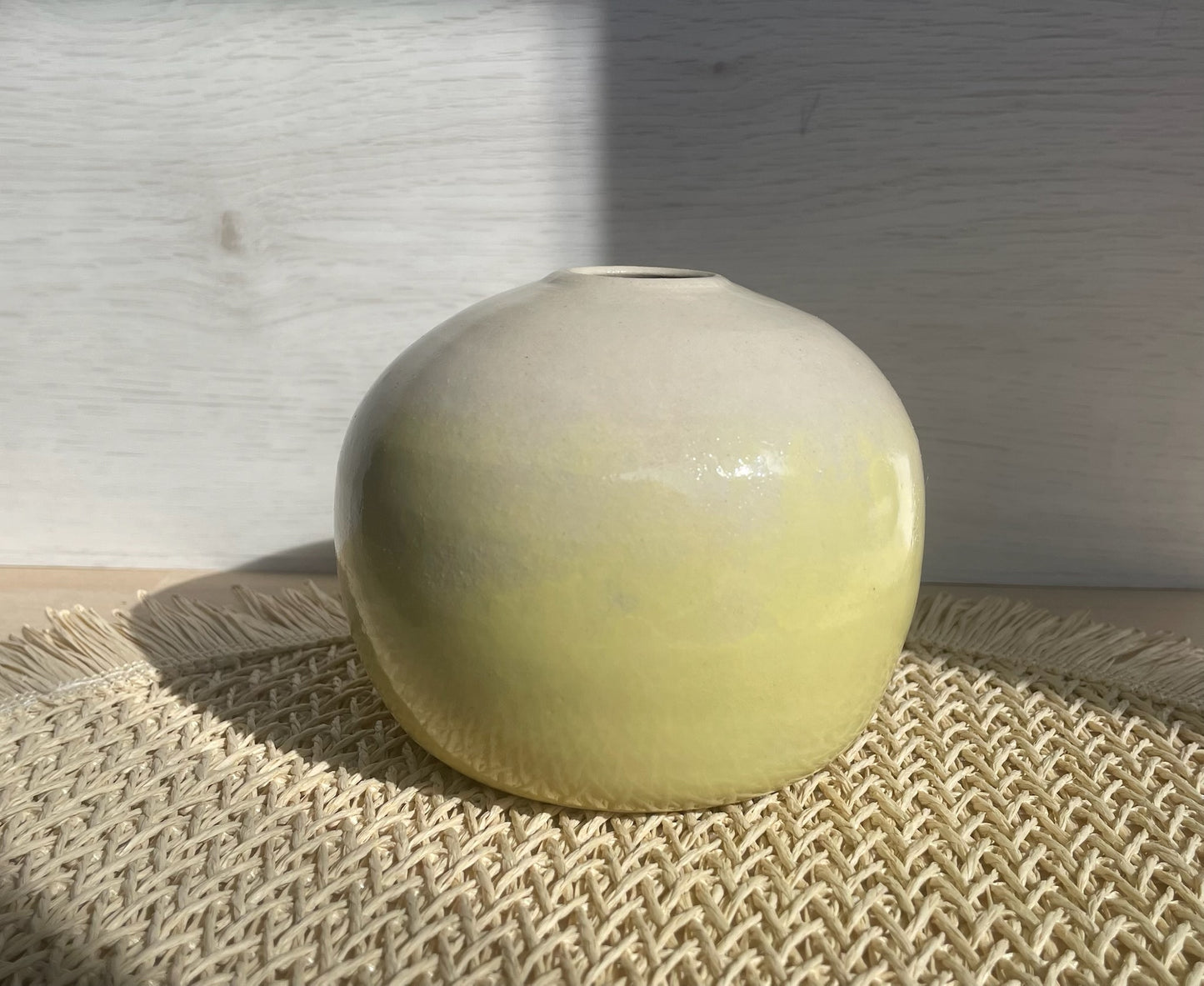 Petit soliflore jaune