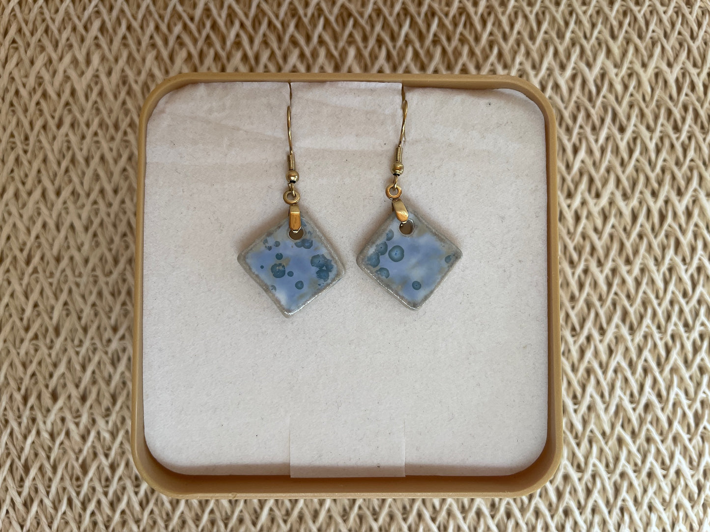 Boucles d'oreilles Losange