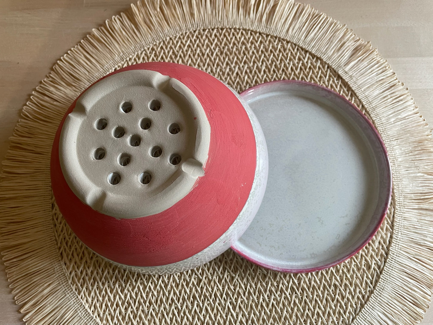 Bol égouttoir avec petite assiette