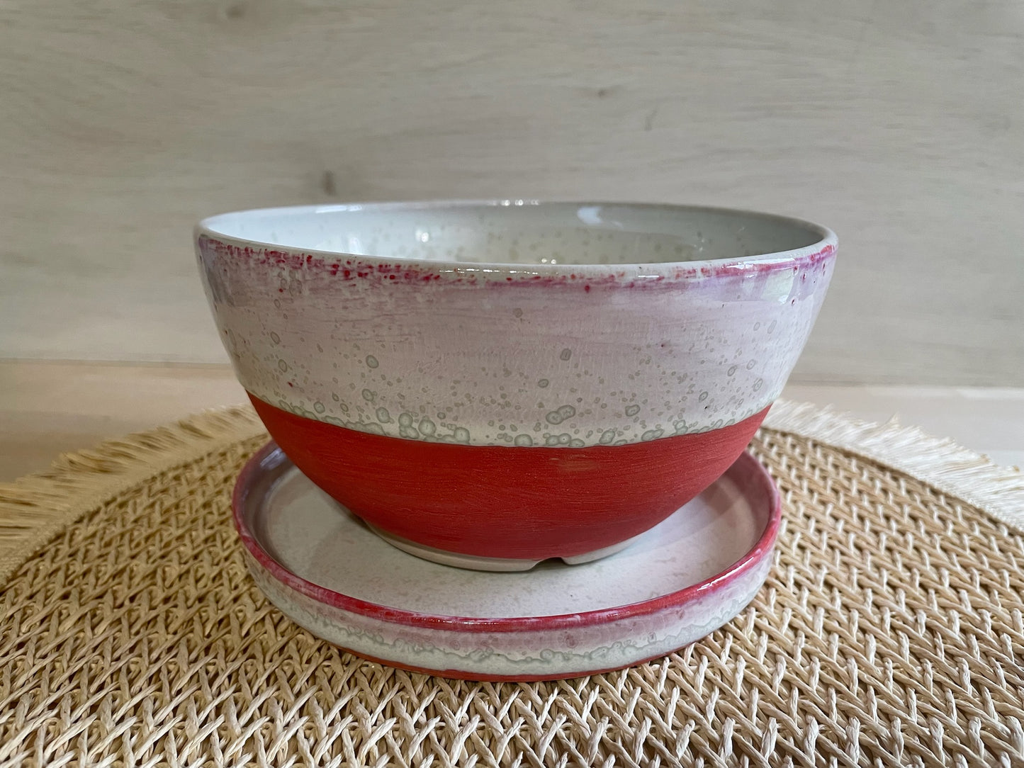 Bol égouttoir avec petite assiette