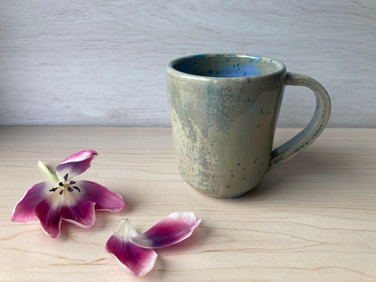 Mug vert et bleu