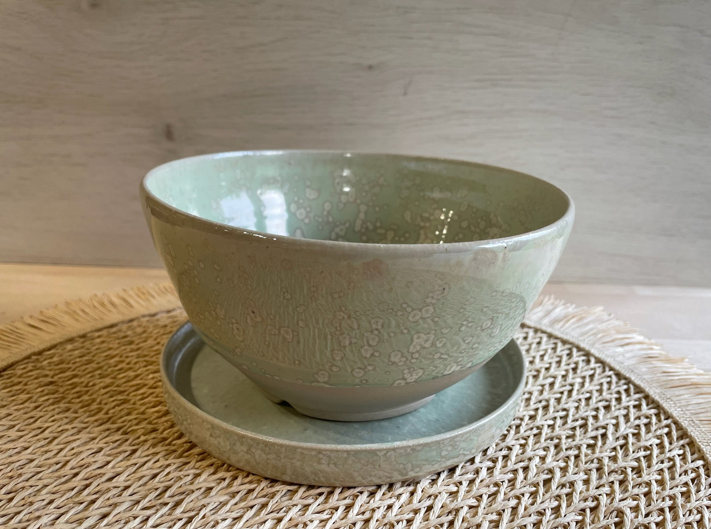 Bol égouttoir avec petite assiette