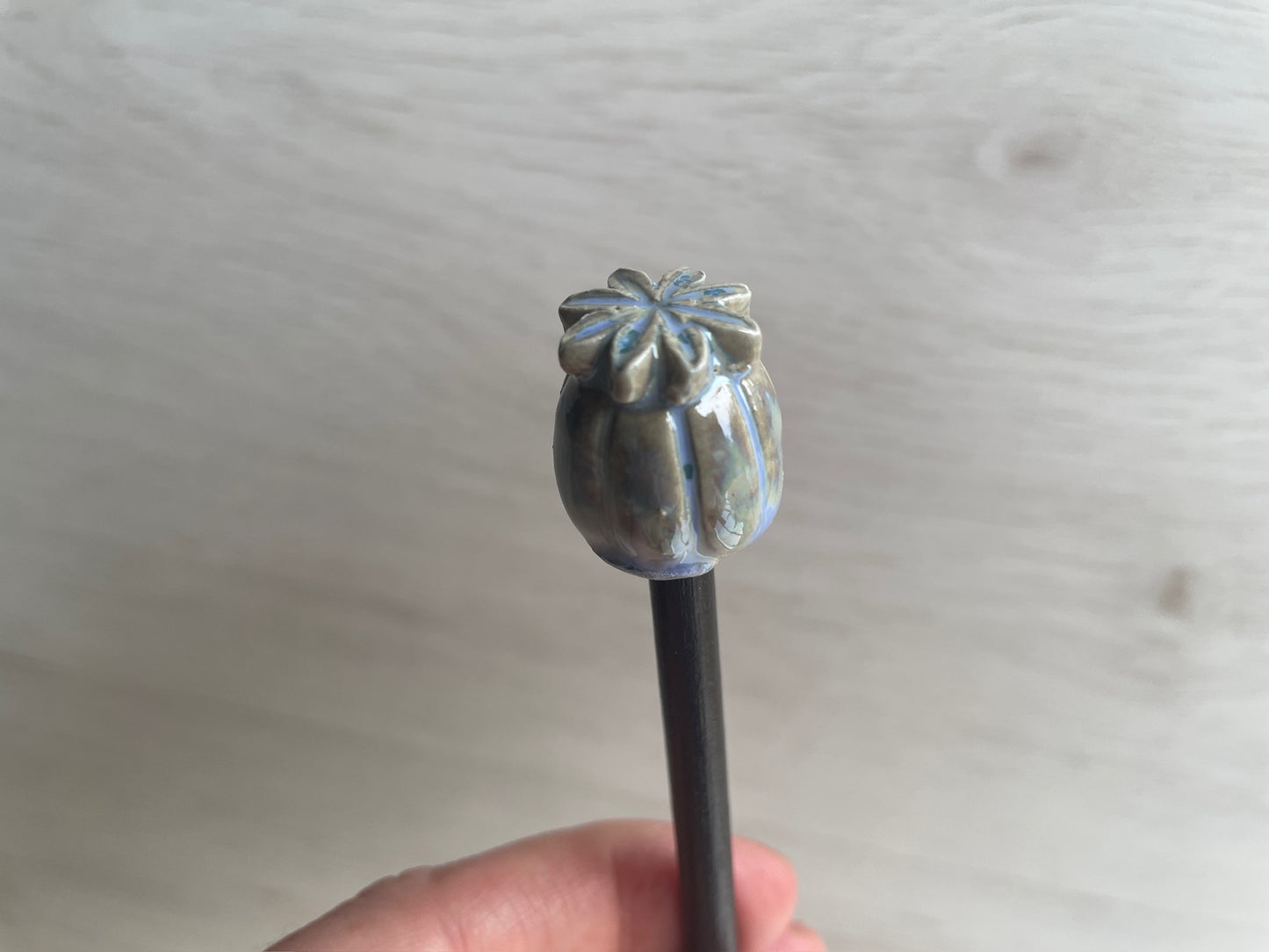 Pic à cheveux fleur de pavot