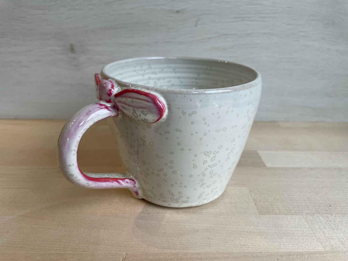 Très grande tasse à thé ou à soupe Noeud Rose