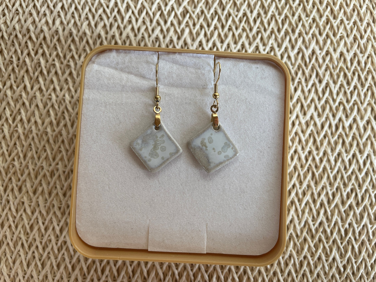 Boucles d'oreilles Losange
