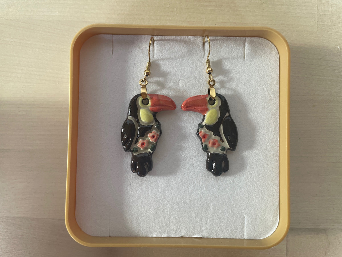 Boucles d'oreilles Toucan
