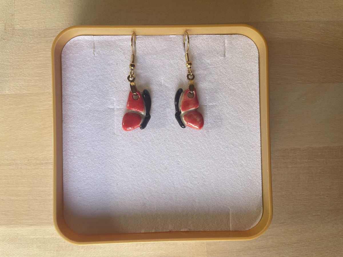 Boucles d'oreilles Papillon en vol